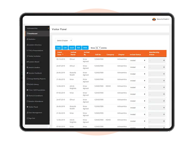 Web App for a Leadership Program - 02