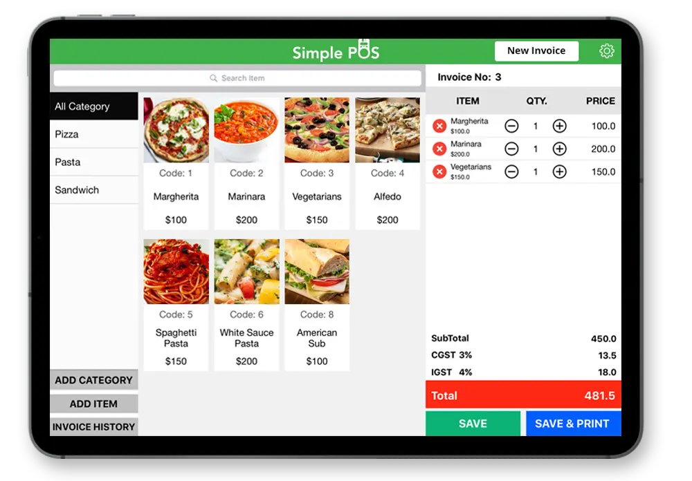 Simple POS Main